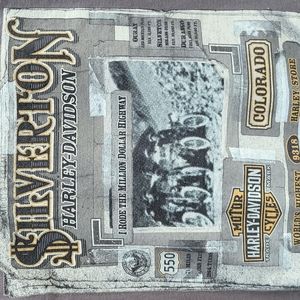 Harley Davidson Tshirt Silverton Colorado